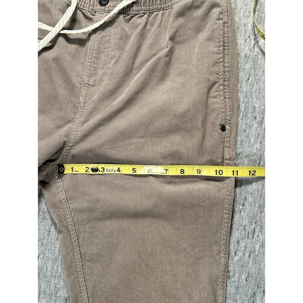 Vuori Optimist Corduroy Pants Mens Medium Relaxed Fit Walnut Athleisure V440 - Picture 12 of 16